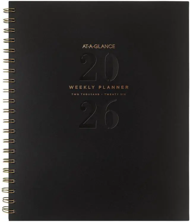 Main image of 2026 Planner, Weekly & Monthly, 8.5" x 11", Large, Signature Lite, Black (YP905L0526)