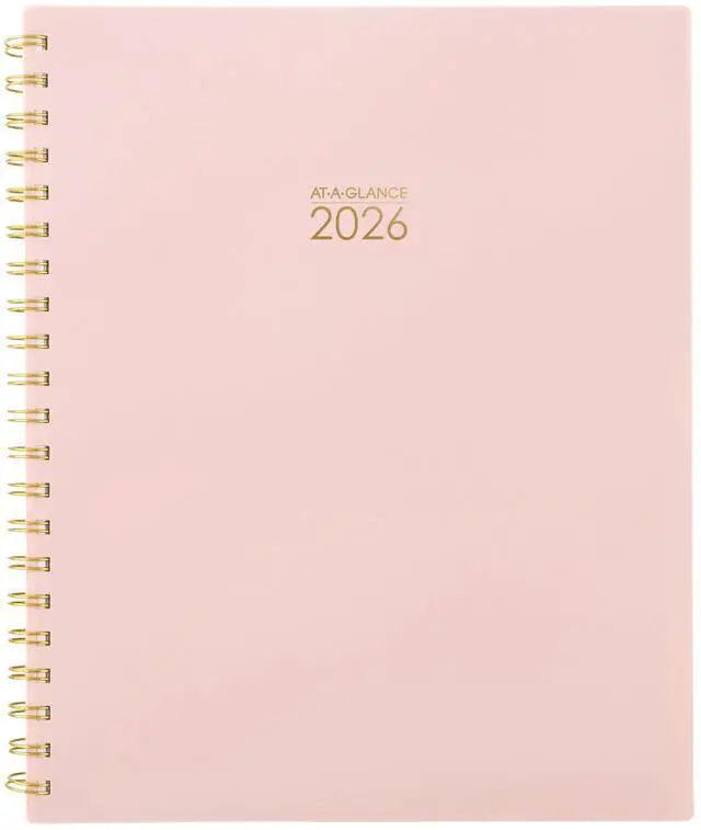 Main image of 2026 Planner, Weekly & Monthly, 8.5" x 11", Large, Harmony, Sunset Coral (1099-905-27-26)