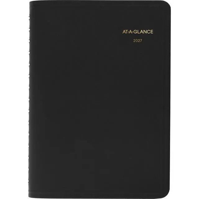 Alt view image 7 of 7 - 2027 Appointment Book Planner, Daily, 5" x 8", Quarter-Hour, Black (708000527)