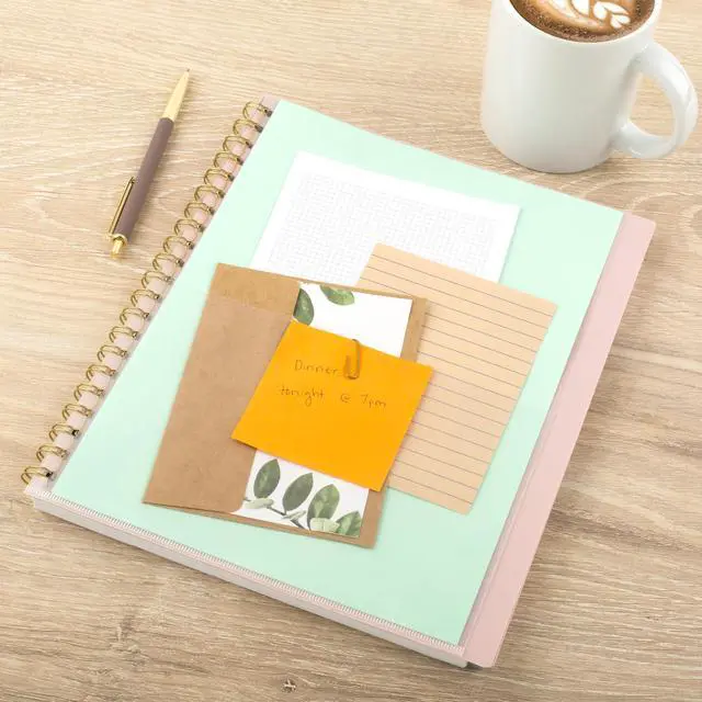 Alt view image 6 of 7 - 2026 Planner, Weekly & Monthly, 8.5" x 11", Large, Harmony, Sunset Coral (1099-905-27-26)