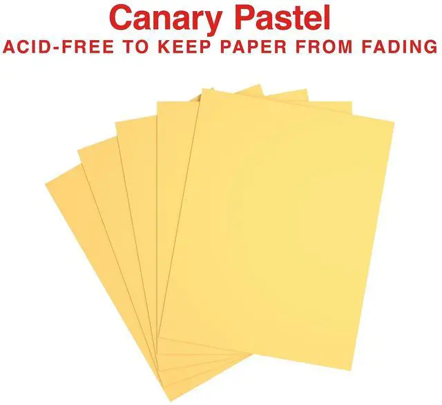 Alt view image 4 of 5 - Pastel 30% Recycled 8.5" x 11" Color Copy Paper, 20 Lbs., Canary, 5000 Sheets/Carton