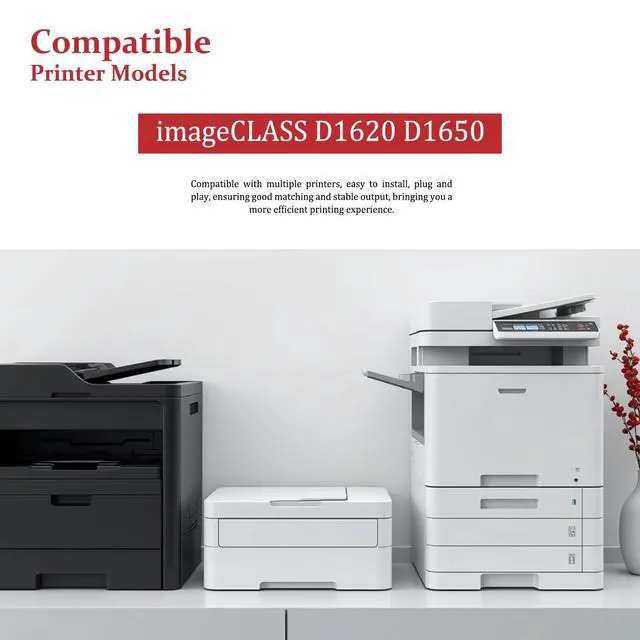 Alt view image 3 of 7 - 121 Black Toner Cartridge 2-Pack, Replacement for Canon CRG-121 Toner | CRG121 High Yield Toner Work with imageCLASS D1620 D1650 1620 1650 Printer, 3252C001AA Toner