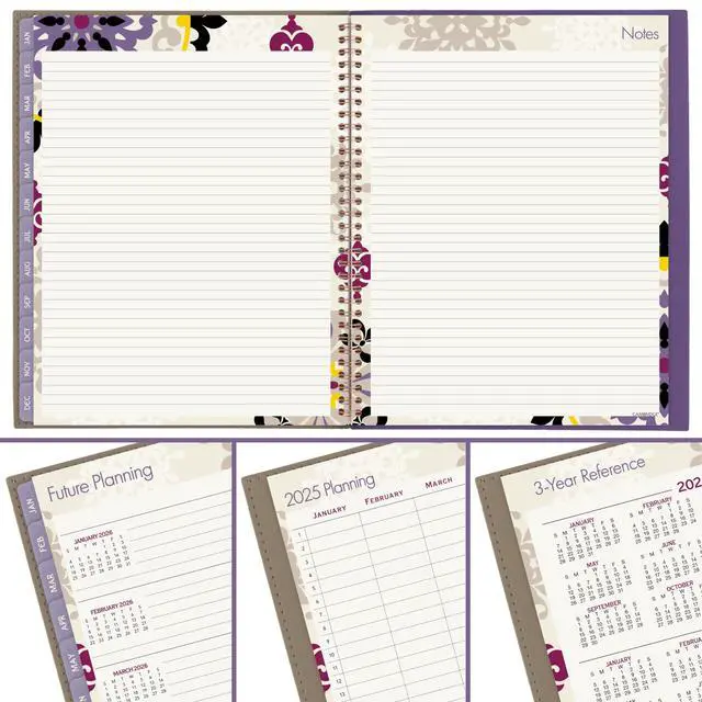 Alt view image 7 of 7 - 2025 Planner, Weekly & Monthly, 8-1/2" x 11", Large, Vienna (122-905-25)