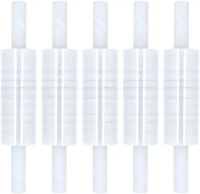 Main image of PSBM Stretch Wrap with Handles, 4 Rolls 20 Inch x 1000 Feet 45 Gauge Light Duty Plastic Wrap Shrink Film for Moving, Packing & Shipping - 20 Inch,45 GA