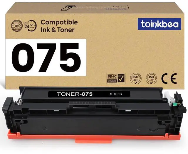Main image of 075 Black Toner Cartridge LBP646Cdw MF665Cdw MF662Cdw MF663Cdw 1-Pack | Compatible for Canon 075 Black ImageCLASS LBP646Cdw MF665CDW MF662CDW MF663Cdw LBP647Cdw MF660c LBP640c Printer High Capacity