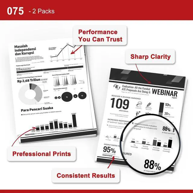 Alt view image 4 of 7 - 075 Black Toner Cartridge LBP646Cdw MF665Cdw MF662Cdw MF663Cdw 1-Pack | Compatible for Canon 075 Black ImageCLASS LBP646Cdw MF665CDW MF662CDW MF663Cdw LBP647Cdw MF660c LBP640c Printer High Capacity