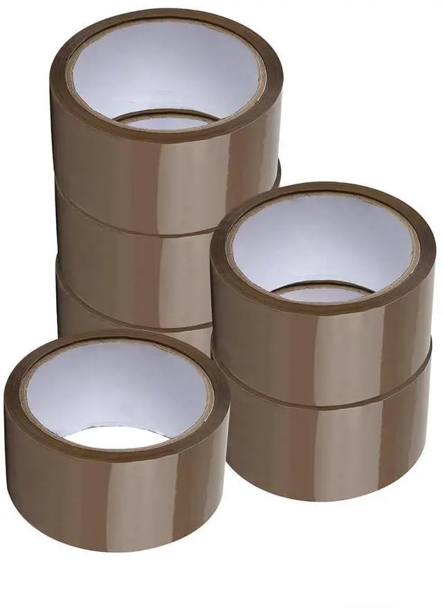 Main image of PSBM Brown Packing Tape, 36 Rolls 2.3 Mil 1.88 Inch 110 Yards Per Roll, Heavy Duty Tape for Packaging, Shipping, Moving & Sealing