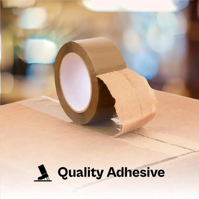 Alt view image 3 of 7 - PSBM Brown Packing Tape, 36 Rolls 2.3 Mil 1.88 Inch 110 Yards Per Roll, Heavy Duty Tape for Packaging, Shipping, Moving & Sealing