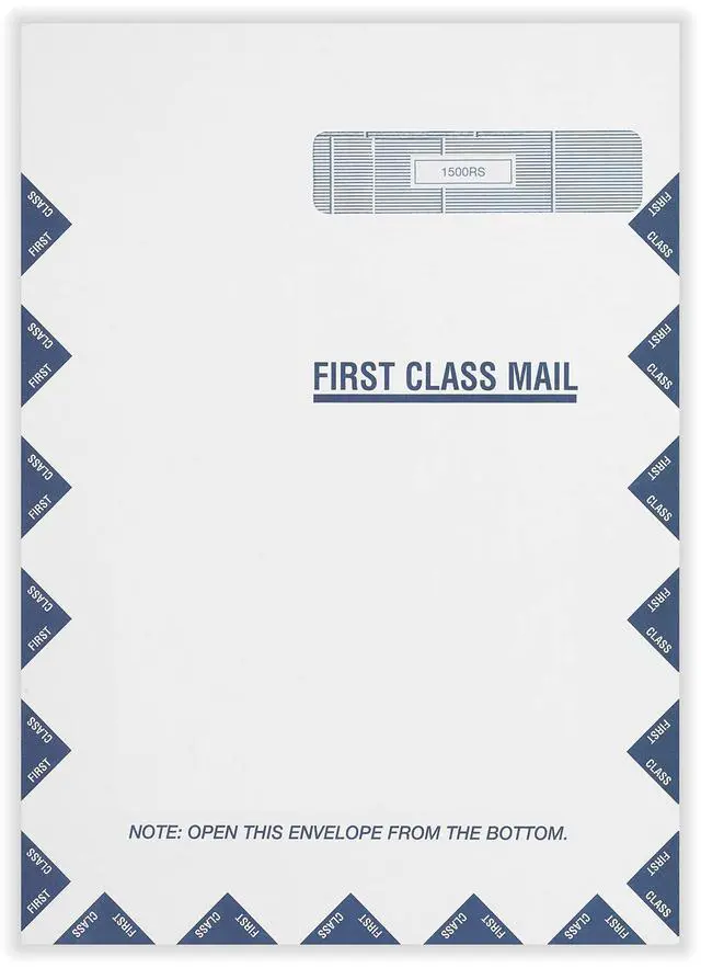 Main image of CMS-1500 Jumbo First-Class Right Window Healthcare Billing Envelope, Self-Seal, 9" x 12-1/2", Pack of 500, Office Supplies for Physicians, Specialty Providers, Medical Billing Companies