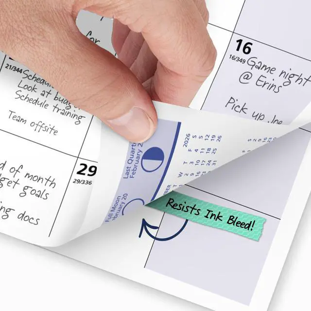 Alt view image 3 of 6 - 2027 Wall Calendar, 8" x 11" Planner, Fits 3-ring Binder, Unruled Blocks, QuickNotes, Monthly (PM502827)