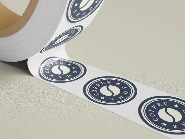 Alt view image 5 of 7 - Premium Gloss BOPP Custom Sticker Rolls, Personalized Stickers for Business Logo, 50+ Labels