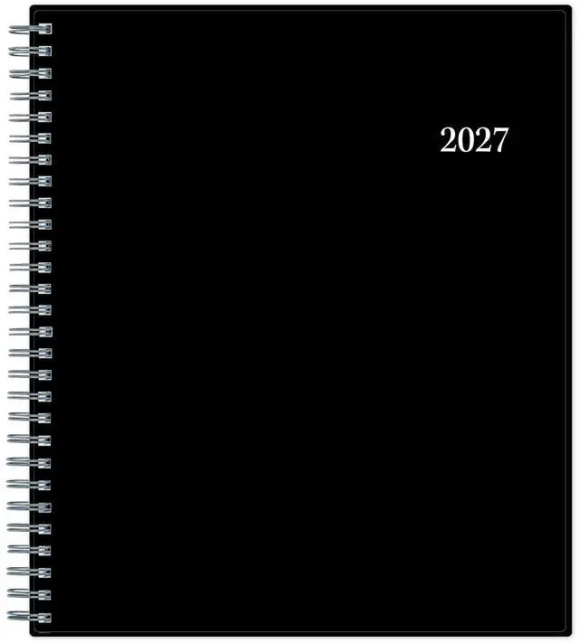 Main image of 2027 Enterprise 8" x 10" Calendar Year Monthly Planner, Plastic Cover (131794-27)