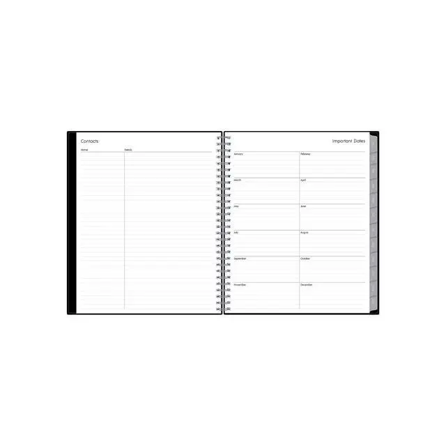 Alt view image 4 of 6 - 2027 Enterprise 8" x 10" Calendar Year Monthly Planner, Plastic Cover (131794-27)