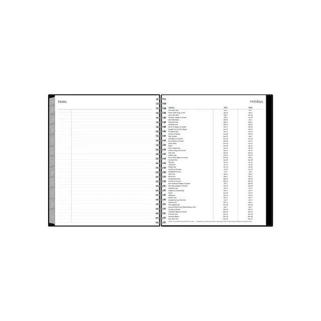Alt view image 5 of 6 - 2027 Enterprise 8" x 10" Calendar Year Monthly Planner, Plastic Cover (131794-27)