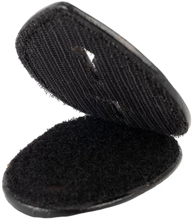 Alt view image 5 of 5 - s Private Security Universal Oval Costume Badge + Holder: Standard Leather Shield Case with, Hook Fastener, 2-5/8" x 3-5 (Oval Badge, Brass Badge - Leather Holder)