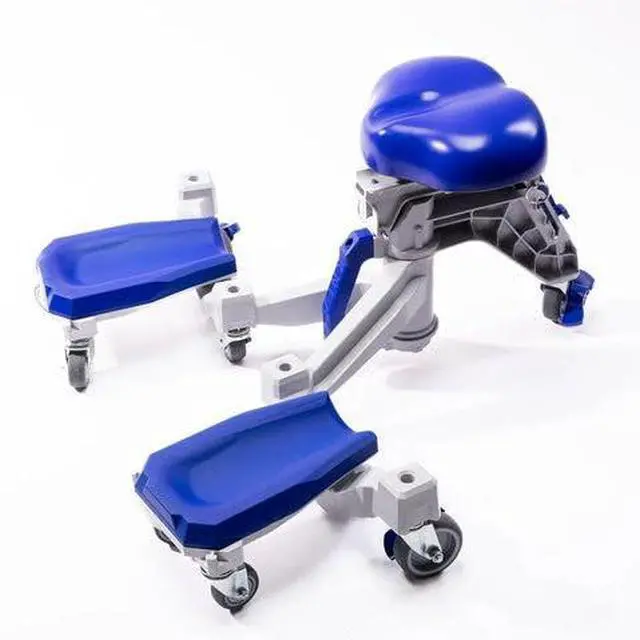 Alt view image 3 of 7 - Rolling Knee Pads - Compact Design, Ergonomic Comfort, Versatile Storage, Durable Construction