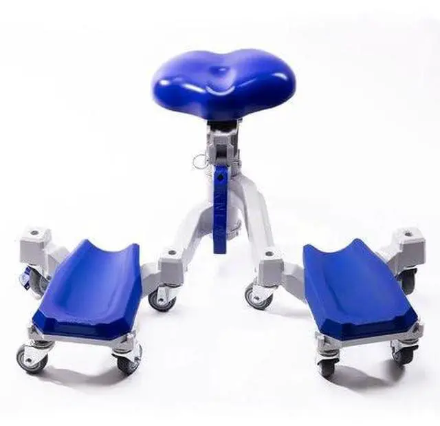 Alt view image 4 of 7 - Rolling Knee Pads - Compact Design, Ergonomic Comfort, Versatile Storage, Durable Construction