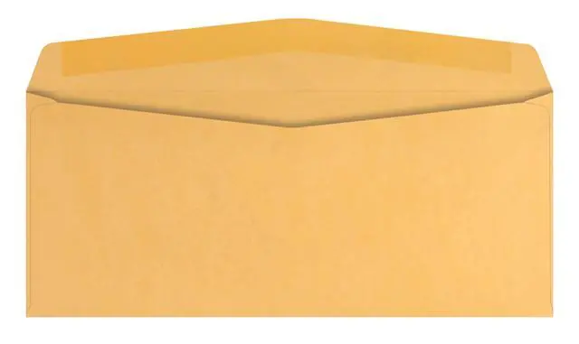 Alt view image 2 of 2 - Kraft Envelopes, #12, 4-3/4 x 11, 28lb, Brown Kraft, 500/Box (11462)