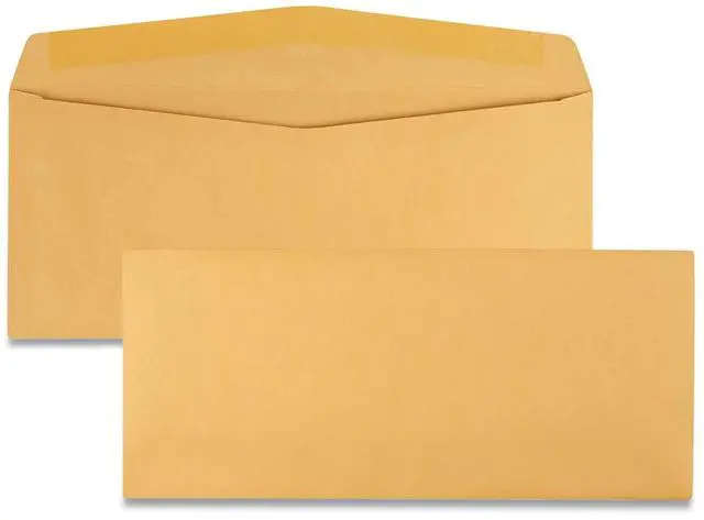 Main image of Kraft Envelopes, #12, 4-3/4 x 11, 28lb, Brown Kraft, 500/Box (11462)