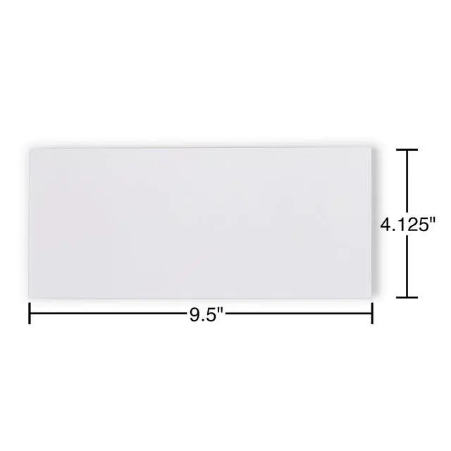 Alt view image 3 of 4 - #10 EasyClose Security-Tinted Envelopes, White, 1000/Carton | Self-seal 4.125x9.5 inch business envelopes for everyday office mailing