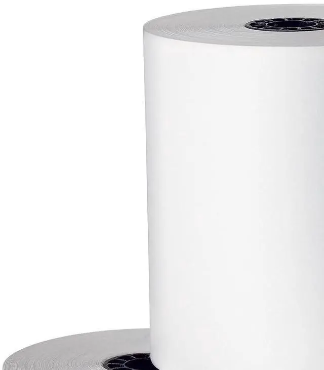 Alt view image 2 of 4 - Cash Register and Point of Service Printer Paper 3 Inch X 128 Foot Rolls, For Office, School & Home | For office, school & home receipt printers and point-of-sale systems