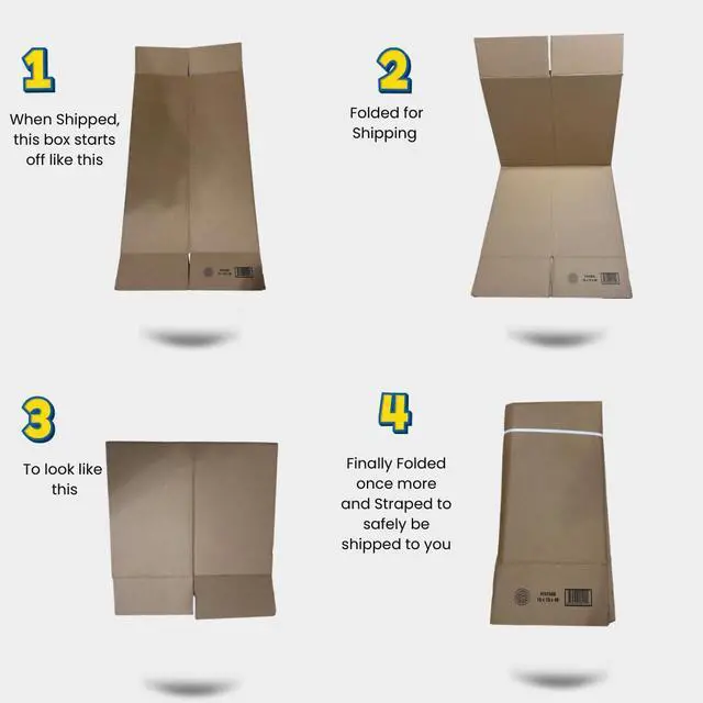 Alt view image 2 of 7 - 15x15x48 Shipping and Packing Box (2 Pack)