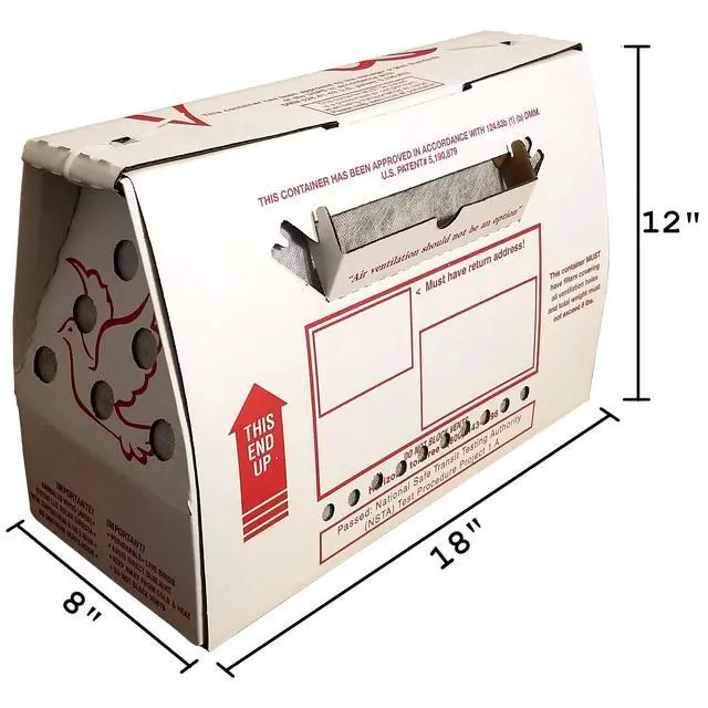 Alt view image 5 of 6 - Vented' Singles Live Chicken Shipping Boxes (3 pack)