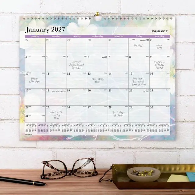 Alt view image 2 of 5 - ® Dreams 2027 Monthly Wall Calendar, Medium, 15" x 12"
