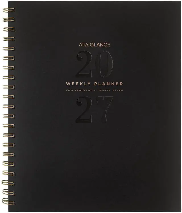 Main image of 2027 Planner, Weekly & Monthly, 8.5" x 11", Signature Lite, Black (YP905L0527)