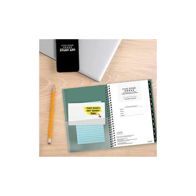 Alt view image 6 of 7 - ® Customizable Academic 2026-2027 Weekly Monthly Student Planner Plus Study App, Color May Vary, Small, 5 1/2" x 8 1/2"