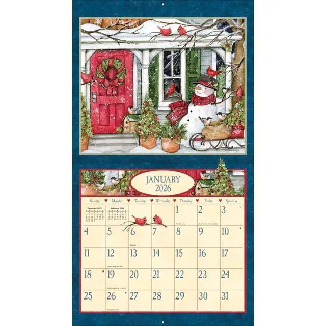 Alt view image 3 of 4 - Heart and Home 2026 Wall Calendar by Susan Winget, 13.4'' X 12'', 12-Month Calendar with Stapled Binding