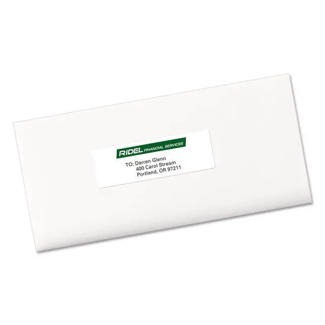 Alt view image 3 of 7 - amp;reg; Easy Peel Address Labels for Inkjet Printer, 1-1/3 x 4, White, 350/Pack
