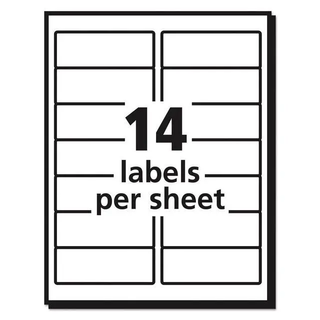 Alt view image 4 of 7 - amp;reg; Easy Peel Address Labels for Inkjet Printer, 1-1/3 x 4, White, 350/Pack