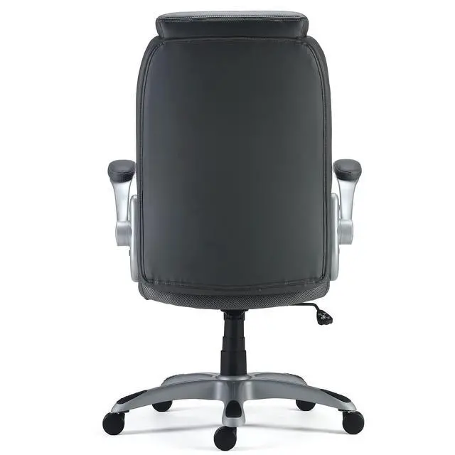 Alt view image 5 of 5 - Sorina Bonded Leather Chair, Grey, 2/Pack