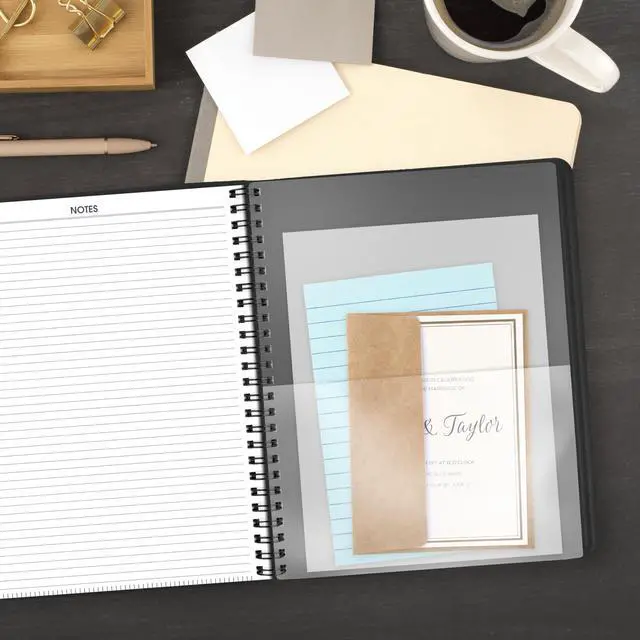 Alt view image 4 of 7 - 2027 Appointment Book Planner, Daily, 8.5" x 11", 24-Hour, Black (702140527)
