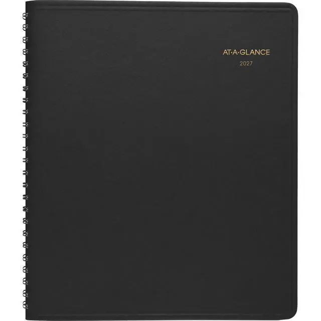 Alt view image 7 of 7 - 2027 Appointment Book Planner, Daily, 8.5" x 11", 24-Hour, Black (702140527)