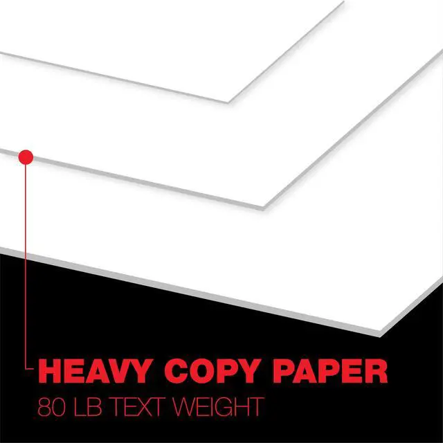 Alt view image 3 of 6 - Opaque White Printer Paper, 13 x 19 32lb Bond/80lb Text Copy Paper Premium Super Smooth Computer Paper, 97 Bright, 118gsm Ideal for Ink Heavy Printing 189035R 300 Sheets (1 Ream)
