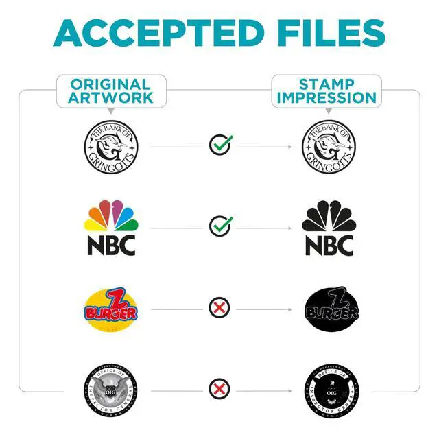 Alt view image 3 of 5 - Personalized Business Custom Self-Inking Round Logo or Text Stamp - Choose from 15 Ink Colors
