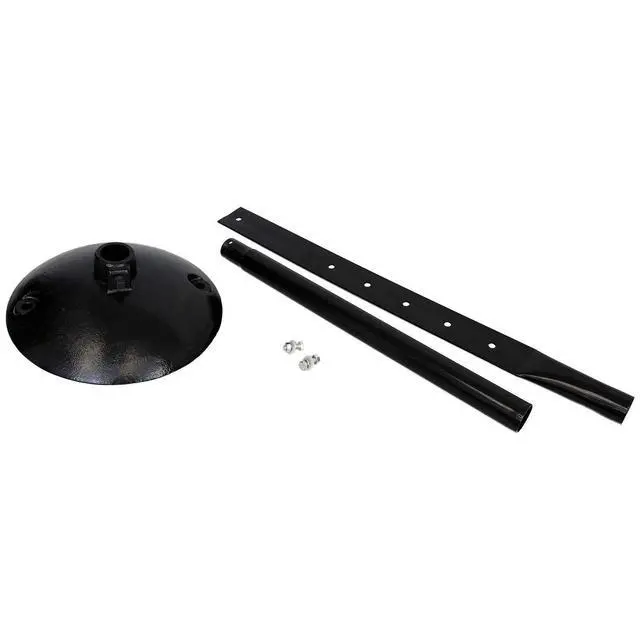 Alt view image 5 of 7 - Cast Iron Sign Base By | 17 Od Stand With 4 Post And Sign Bolts & Nuts