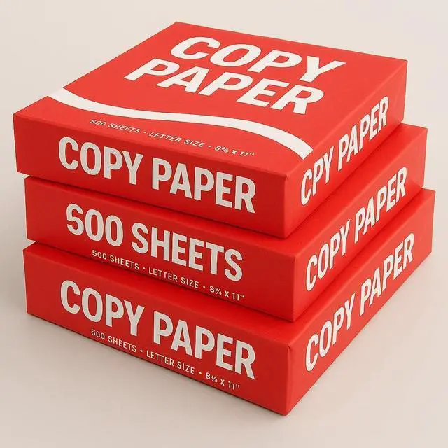 Main image of Multi-Use Copy Paper, 8.5 x 11 Inch, White, 20 lb, 92 Brightness, 3 Reams (1,500 Sheets) Jam-Free, Acid-Free Printer Paper for Home, Office, School