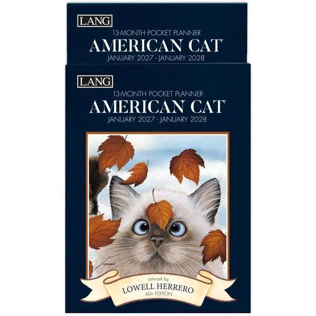 Alt view image 6 of 7 - American Cat 2027 Monthly Pocket Planner by Lowell Herrero