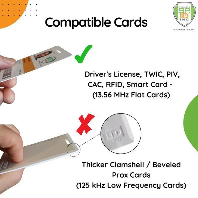 Alt view image 4 of 6 - Bulk 50 Pack - RFID Blocking ID Badge Holder (Holds 2 Cards) - SkimSAFE - Dual Sided Shield Blocks 13.56MHz Radio Signal - (Black)