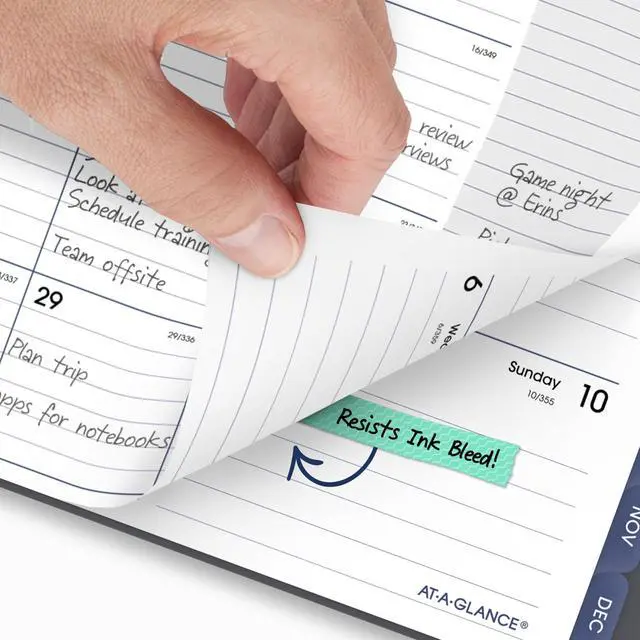 Alt view image 4 of 7 - 2027 Planner, Weekly & Monthly, 8.5" x 11", Spiral Bound, DayMinder, Gray (GC5450727)