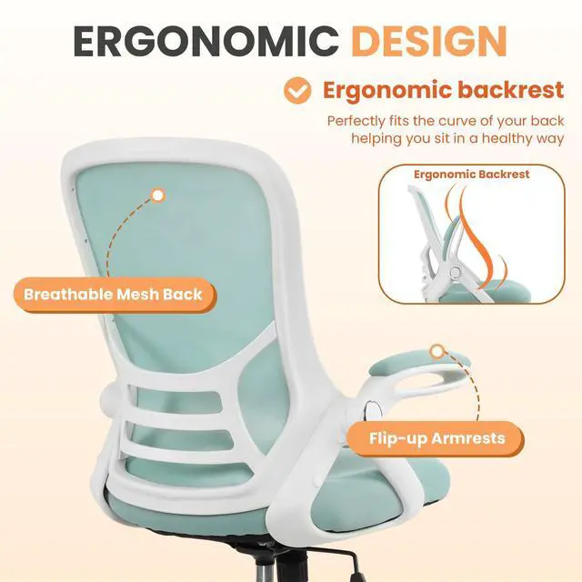 Alt view image 6 of 7 - Drafting Chair Tall Office, Ergonomic Standing Desk Stool Adjustable Drafting Chair Big Tall Drafting Office Chair Blue