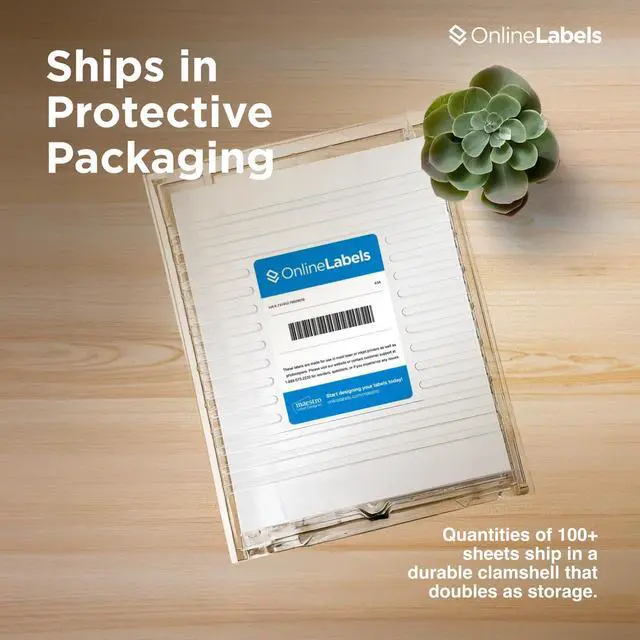 Alt view image 7 of 7 - 2.5 Inch Round Labels - Pack of 120 Circle Stickers, 10 Sheets - Inkjet/Laser Printer