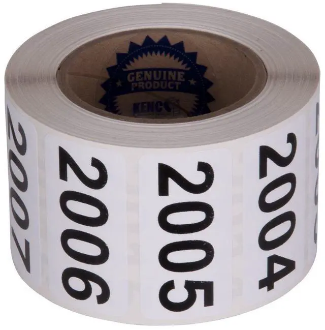 Main image of Consecutively Numbered Labels Self Adhesive Durable Vinyl- Measure: 2" X 1" by (ROLL 2001-2500)