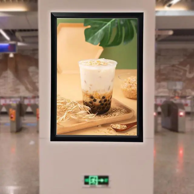 Alt view image 4 of 7 - 24 x 33 Inch LED Movie Poster Frame Home Theater Wall Mounted Advertising Picture Frame Display Led Light Box Sign Advertising Display
