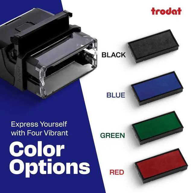 Alt view image 4 of 7 - 3-Lines Custom Self-Inking Stamp- Return Address Stamp (Large) | Personalized Mailing Solution, Sharp And Consistent Imprints, Refillable Design, Compact Size, Fast Everyday Labeling