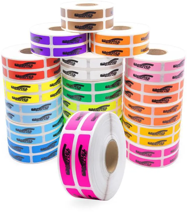 Main image of Brand - Custom Printed.375 x 1.625 Custom Stickers - 1000 Labels/Roll | Customizable with Text and Graphics - Use for Business or Personal Projects