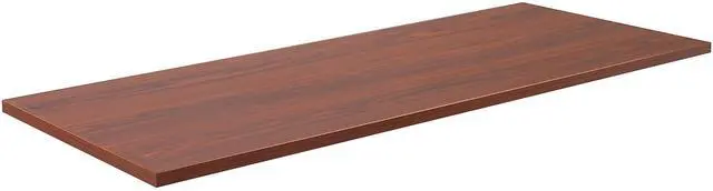 Main image of Dark Walnut 55 x 24 inch Solid Square Corner Table Top, DESK-TOP55D-S | One-Piece Desktop, For Height Adjustable Sit Stand Desk Frames, Home and Office Furniture Sets, Universal